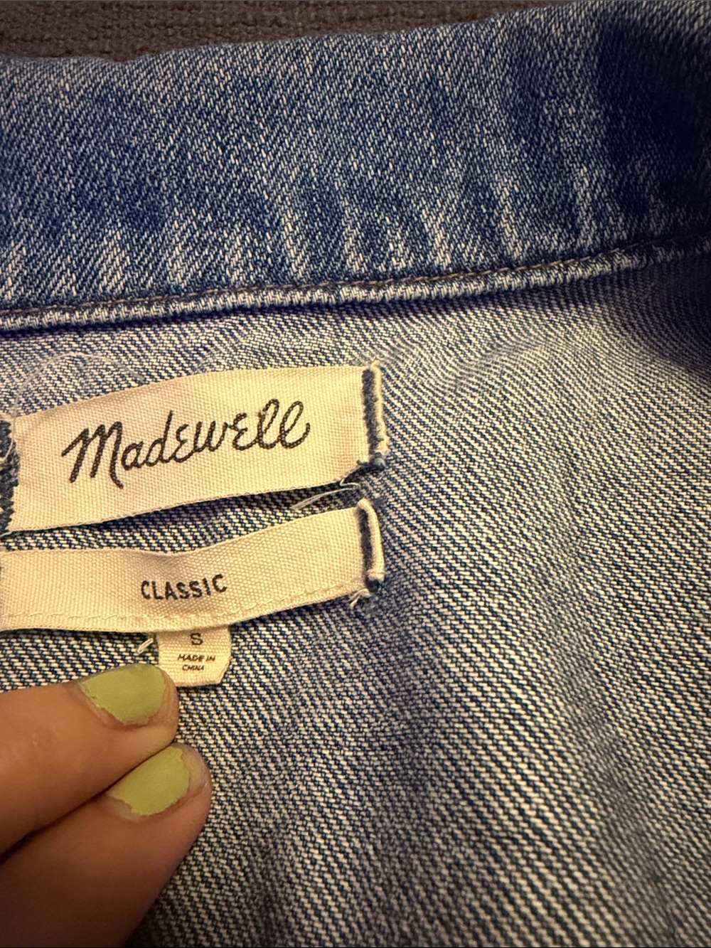 Madewell Light Blue Jean Jacket - Picture 2 of 6